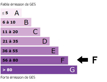 Bilan des émissions GES F